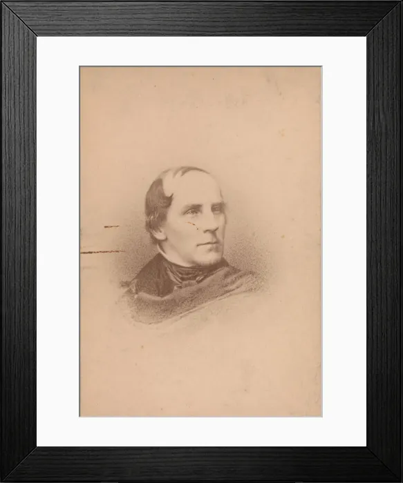 Framed Print : James William Cole, 1860s. Creator: Unknown Framed Print : James William Cole, 1860s. Creator: Unknown