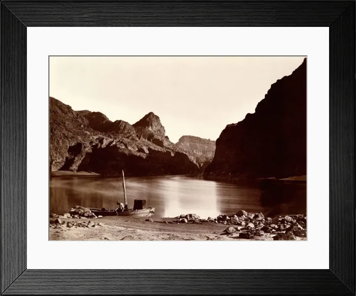 Framed Print : Black Canon, From Camp 8, Looking Above, 1871. Creator: Tim O Sullivan Framed Print : Black Canon, From Camp 8, Looking Above, 1871. Creator: Tim O Sullivan