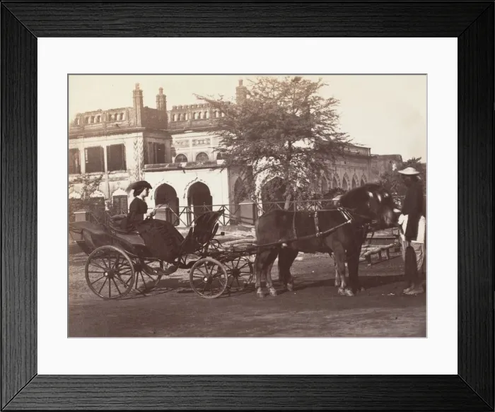 Framed Print : Mrs Bayley, Lucknow, 1858-61. Creator: Unknown Framed Print : Mrs Bayley, Lucknow, 1858-61. Creator: Unknown