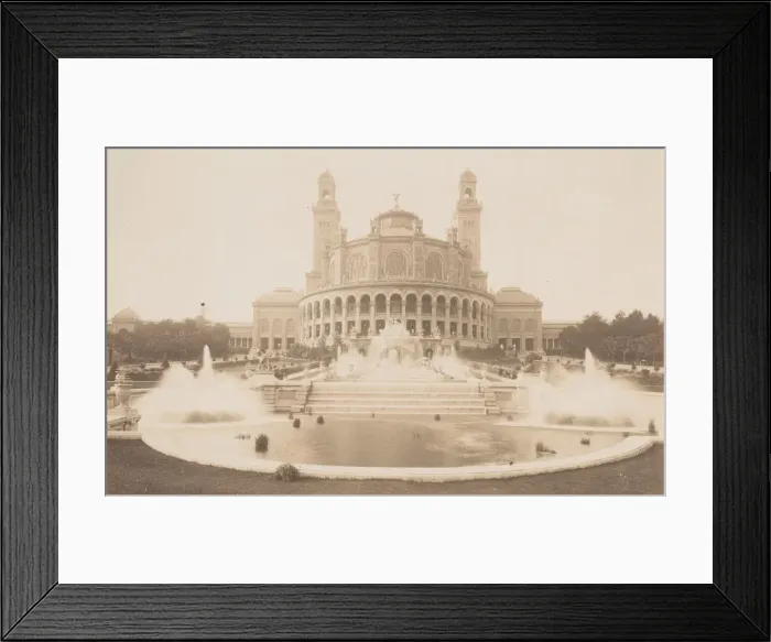 Framed Print : Palais du Trocadero, 1890s. Creator: Unknown Framed Print : Palais du Trocadero, 1890s. Creator: Unknown