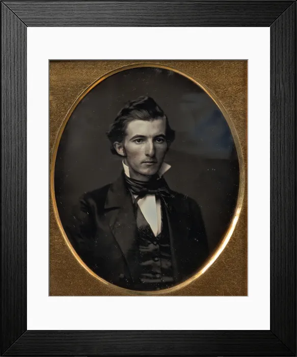 Framed Print : Theron Curtiss, 1840s-50s. Creator: Unknown Framed Print : Theron Curtiss, 1840s-50s. Creator: Unknown