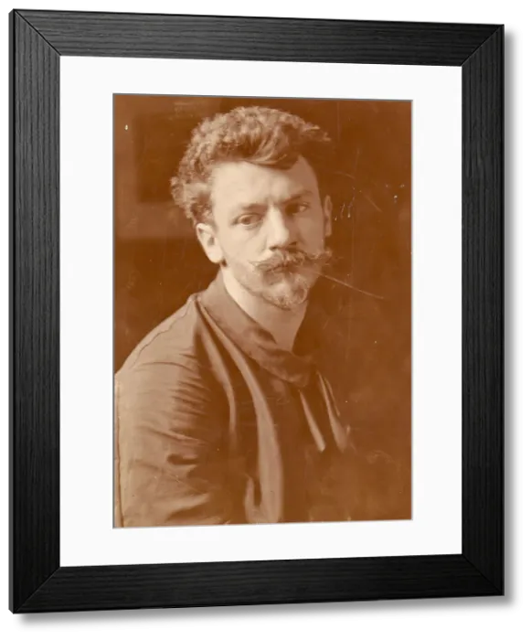Framed Print : Frank Eugene, 1885. Creator: Unknown Framed Print : Frank Eugene, 1885. Creator: Unknown