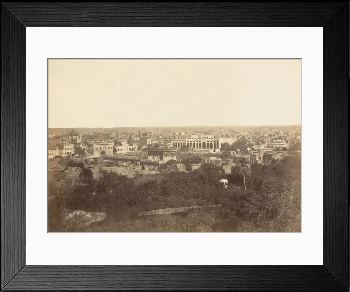 Framed Print : Holy Sikh Tank and Golden Temple at Amritsar, 1858-61. Creator: Unknown Framed Print : Holy Sikh Tank and Golden Temple at Amritsar, 1858-61. Creator: Unknown