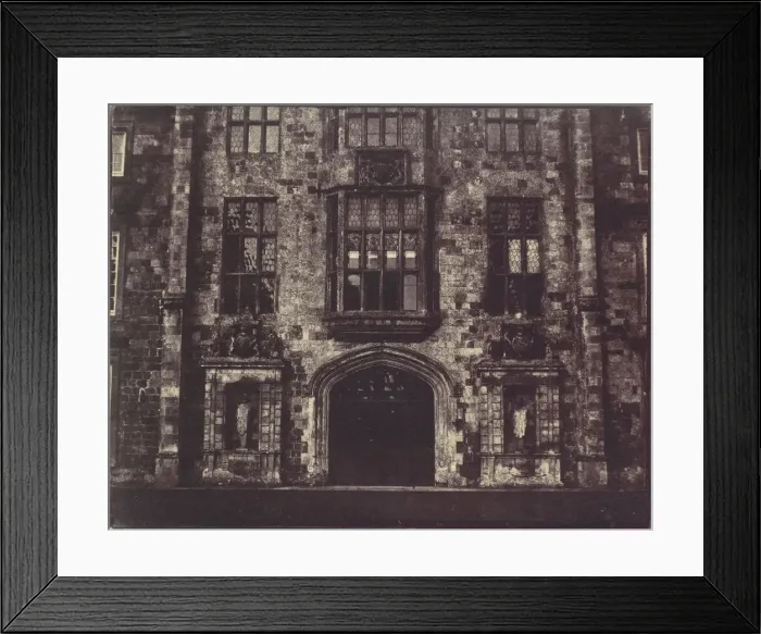 Framed Print : Wilton House, Detail of Main Facade, 1850s. Creator: Unknown Framed Print : Wilton House, Detail of Main Facade, 1850s. Creator: Unknown