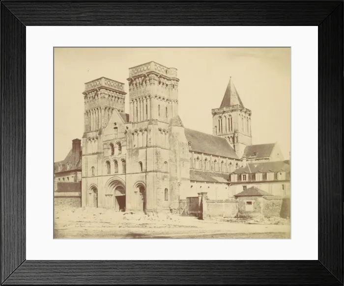 Framed Print : Abbay aux Dammes, Caen, 1850s. Creator: Unknown Framed Print : Abbay aux Dammes, Caen, 1850s. Creator: Unknown