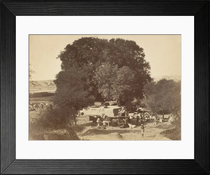 Framed Print : Bhowlie- A Well in the Punjab, 1858-61. Creator: Unknown Framed Print : Bhowlie- A Well in the Punjab, 1858-61. Creator: Unknown