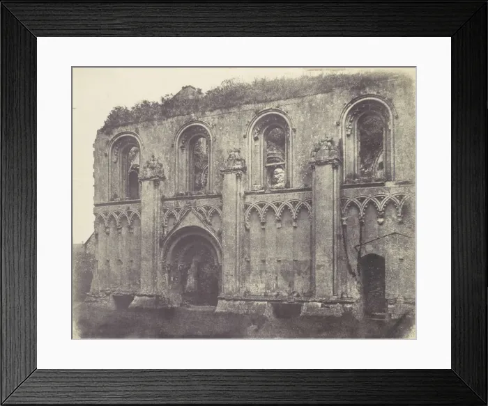 Framed Print : Abbey Ruins, 1850s. Creator: Unknown Framed Print : Abbey Ruins, 1850s. Creator: Unknown