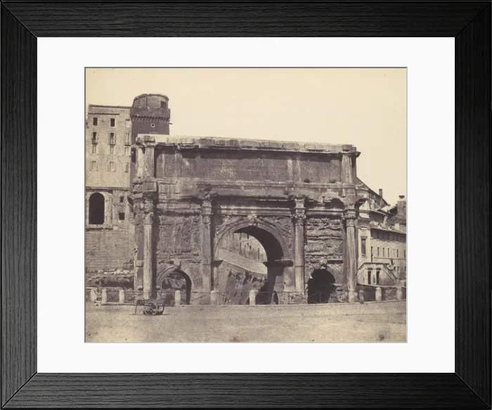 Framed Print : Arch of Septimius Severus, Rome, 1850s. Creator: Unknown