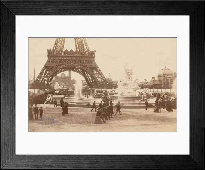 Framed Print : Eiffel Tower, 1890s. Creator: Unknown Framed Print : Eiffel Tower, 1890s. Creator: Unknown