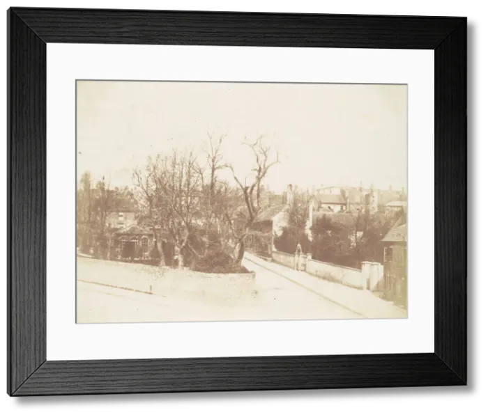 Framed Print : Lane Through A Village, 1850s. Creator: Unknown Framed Print : Lane Through A Village, 1850s. Creator: Unknown