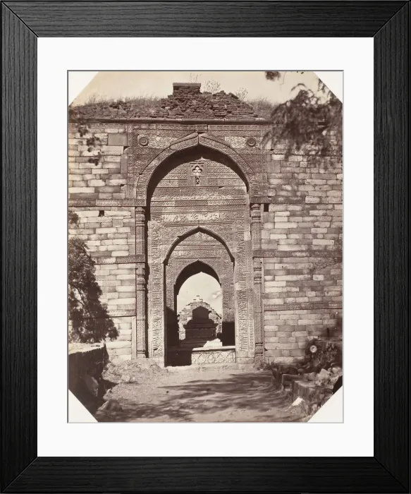 Framed Print : Tomb at the Qutub Minar, Delhi, 1858-61. Creator: Unknown Framed Print : Tomb at the Qutub Minar, Delhi, 1858-61. Creator: Unknown