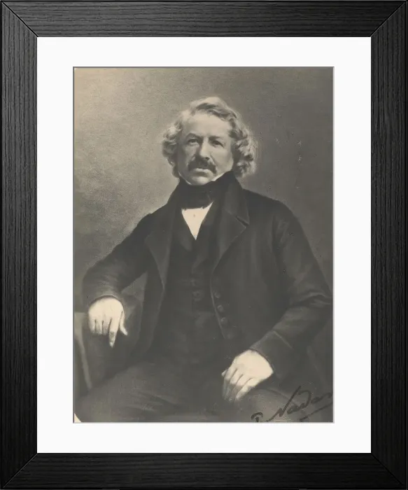 Framed Print : Louis-Jacques-Mande Daguerre, ca. 1844. Creator: Unknown Framed Print : Louis-Jacques-Mande Daguerre, ca. 1844. Creator: Unknown