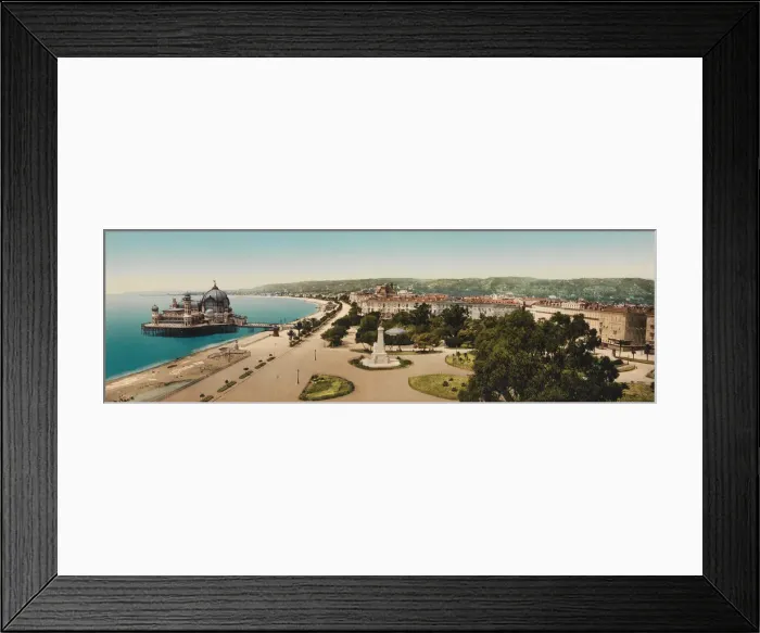 Framed Print : [View of Nice], ca. 1880. Creator: Unknown