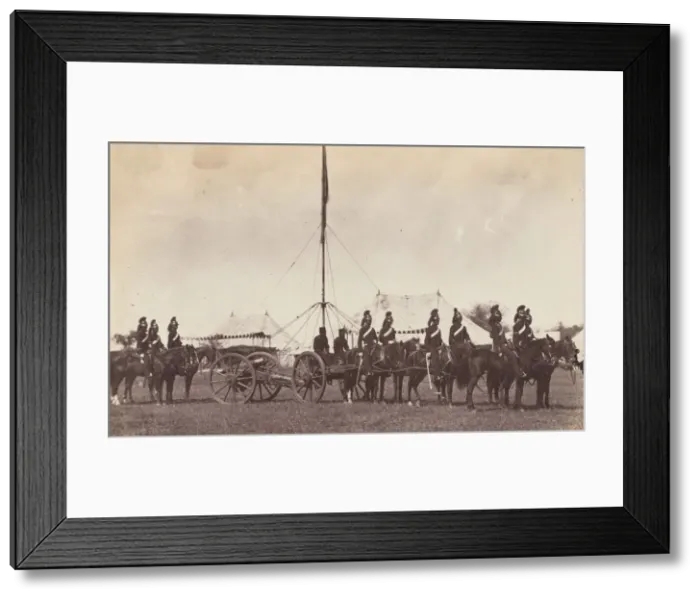 Framed Print : Bengal Horse Artillery, 1860, 1860. Creator: Unknown Framed Print : Bengal Horse Artillery, 1860, 1860. Creator: Unknown