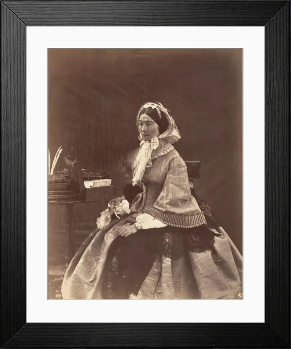 Framed Print : The Countess Canning, Simla, 1861. Creator: Unknown Framed Print : The Countess Canning, Simla, 1861. Creator: Unknown