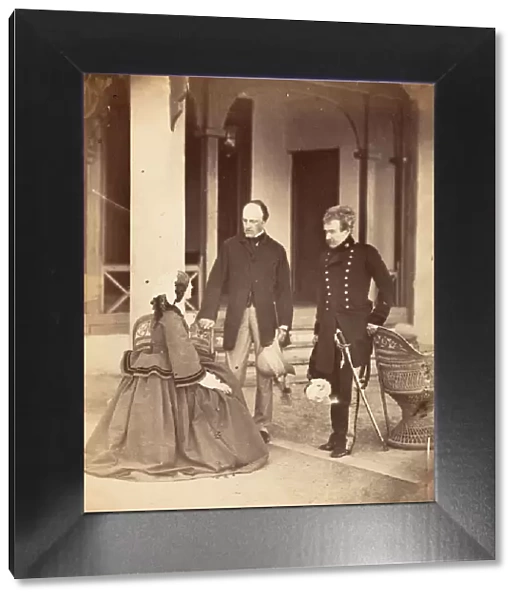The Countess Canning, The Earl Canning, G. G. and Lord Clyde C. in C. Simla, 1860