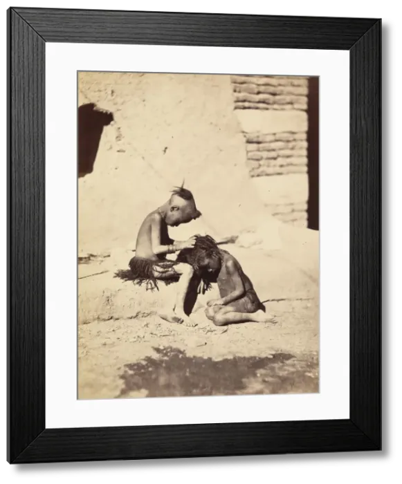 Framed Print : [Two Young Nubians], ca. 1857. Creator: Unknown