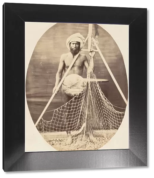 Pullah Fisherman, 1860s. Creator: Unknown