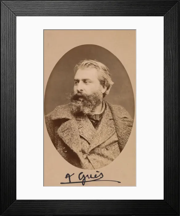 Framed Print : A Gues, 1860s. Creator: Unknown Framed Print : A Gues, 1860s. Creator: Unknown