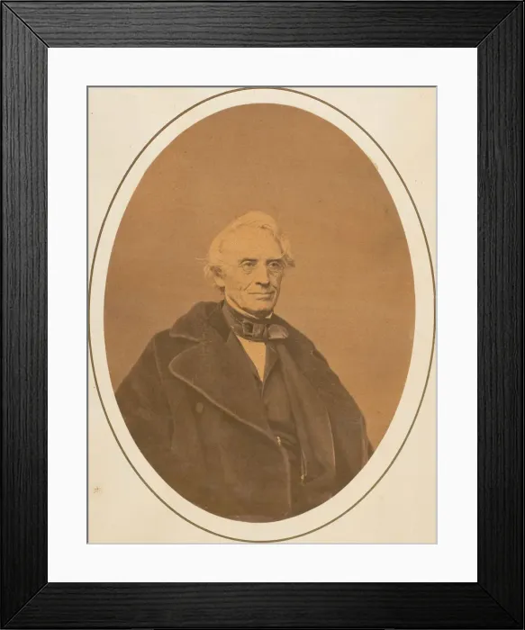 Framed Print : Professor Samuel F. B. Morse, LL. D. 1850s. Creator: Unknown Framed Print : Professor Samuel F. B. Morse, LL. D. 1850s. Creator: Unknown