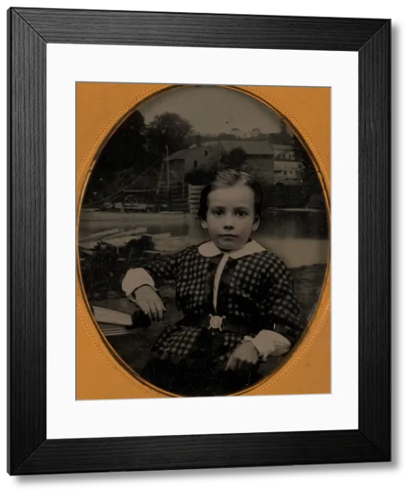 Framed Print : Portrait Collage, ca. 1860. Creator: Unknown Framed Print : Portrait Collage, ca. 1860. Creator: Unknown