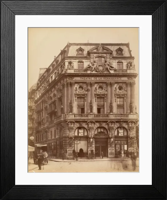 Framed Print : [Theatre de la Renaissance], 1890. Creator: Unknown