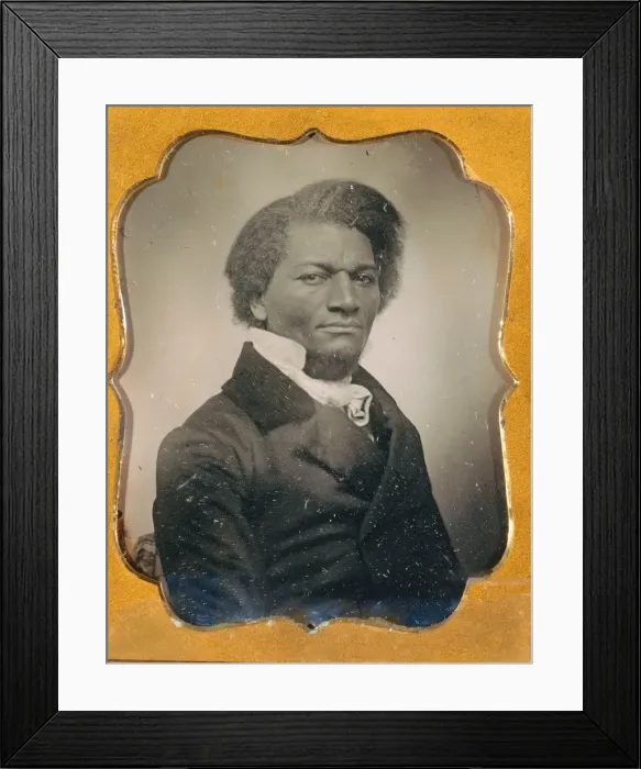 Framed Print : Frederick Douglass, ca. 1855. Creator: Unknown Framed Print : Frederick Douglass, ca. 1855. Creator: Unknown
