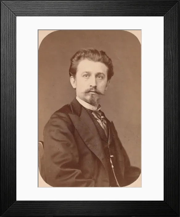 Framed Print : Karel Ooms, 1860s. Creator: Unknown Framed Print : Karel Ooms, 1860s. Creator: Unknown