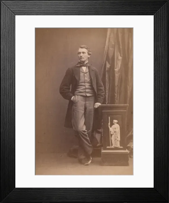 Framed Print : George Hardy, 1860s. Creator: John & Charles Watkins Framed Print : George Hardy, 1860s. Creator: John & Charles Watkins