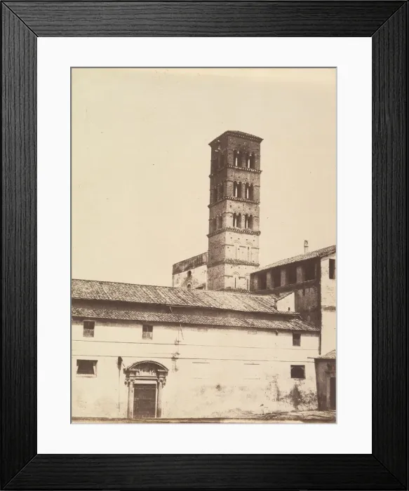 Framed Print : Santa Francesca Romana, Rome, 1850s. Creator: Unknown Framed Print : Santa Francesca Romana, Rome, 1850s. Creator: Unknown