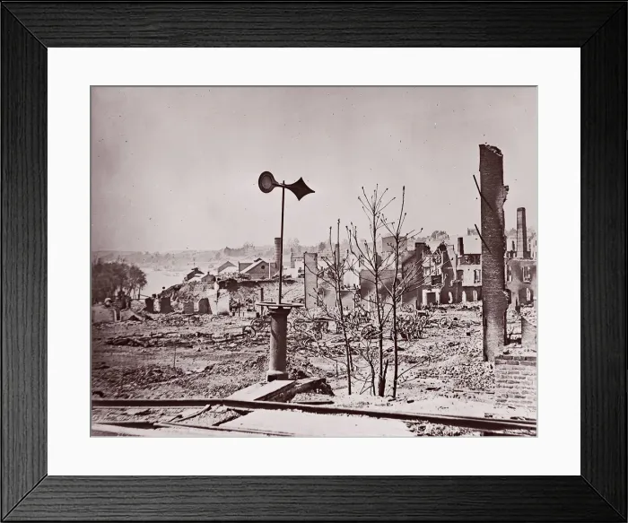 Framed Print : Richmond, Virginia, after Evacuation, 1865. Creator: Alexander Gardner Framed Print : Richmond, Virginia, after Evacuation, 1865. Creator: Alexander Gardner