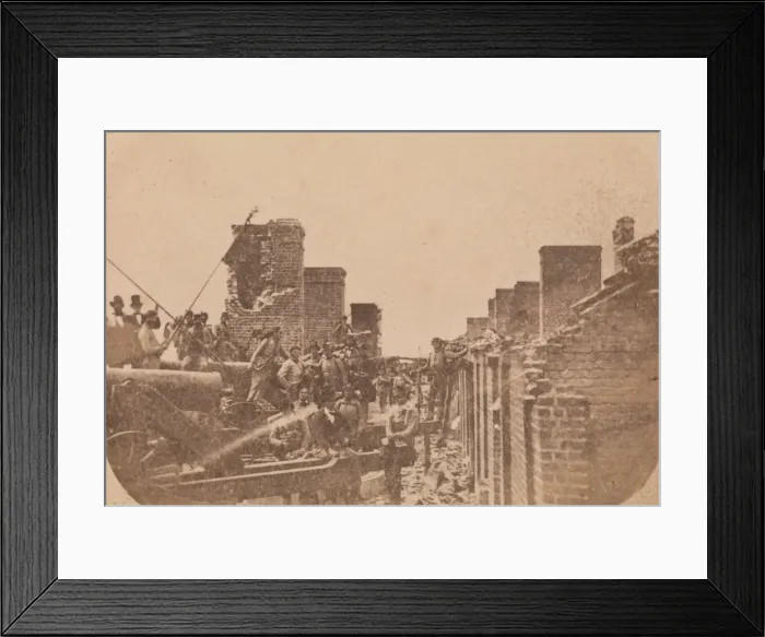 Framed Print : The Evacuation of Fort Sumter, April 1861, April 1861. Creator: Attributed to Alma A Framed Print : The Evacuation of Fort Sumter, April 1861, April 1861. Creator: Attributed to Alma A