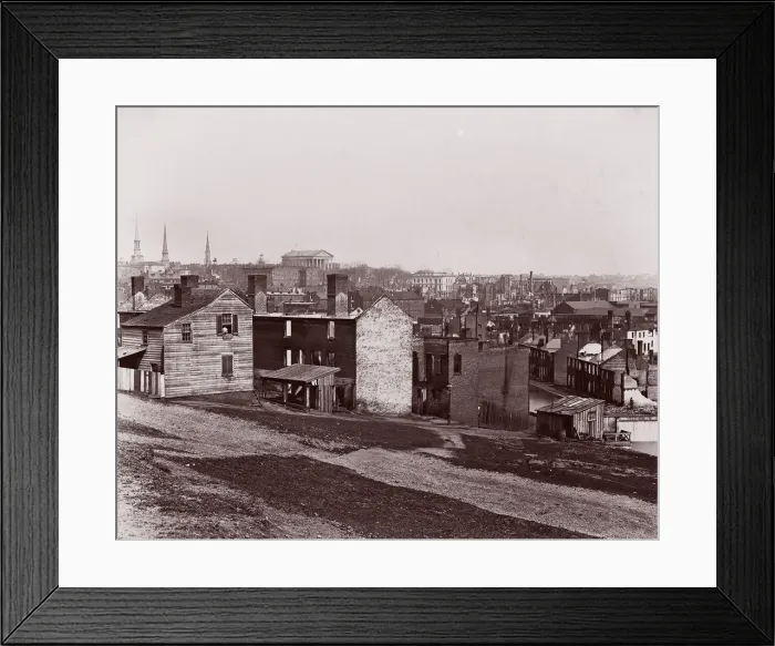 Framed Print : Richmond after the Evacuation, 1865. Creator: Alexander Gardner Framed Print : Richmond after the Evacuation, 1865. Creator: Alexander Gardner