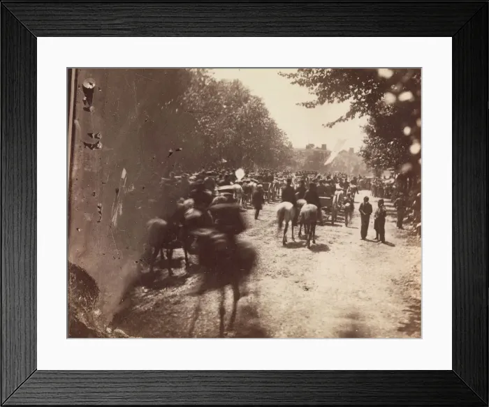 Framed Print : [Grand Army Review, Pennsylvania Avenue, Washington], May 23 or 24, 1865