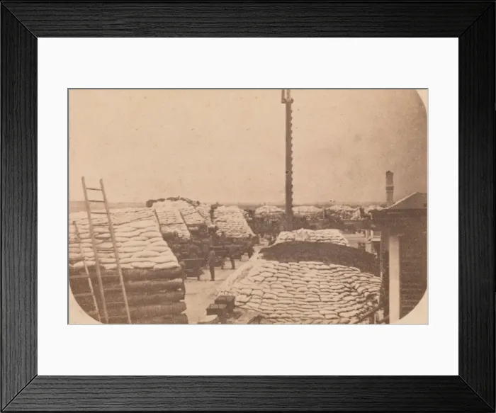 Framed Print : The Evacuation of Fort Sumter, April 1861, April 1861. Creator: Attributed to Alma A Framed Print : The Evacuation of Fort Sumter, April 1861, April 1861. Creator: Attributed to Alma A