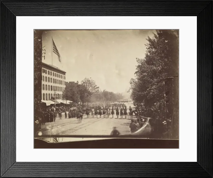 Framed Print : [Grand Army Review, Washington, D. C. ], May 1865. Creator: Alexander Gardner