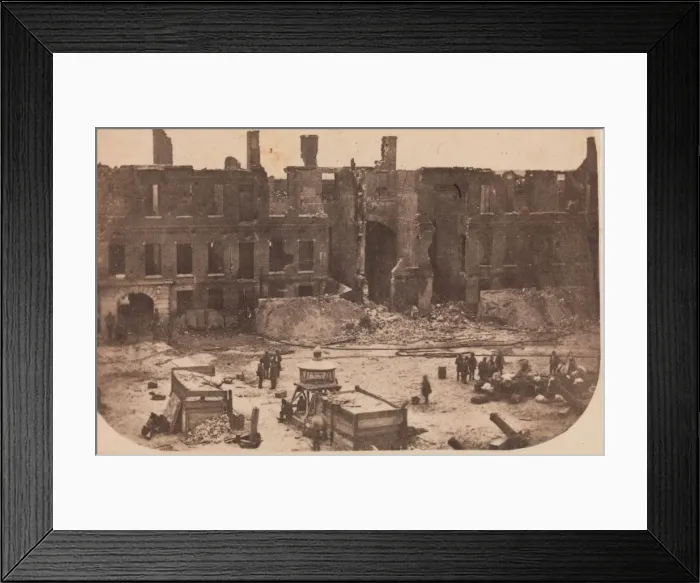 Framed Print : The Evacuation of Fort Sumter, April 1861, April 1861. Creator: Attributed to Alma A Framed Print : The Evacuation of Fort Sumter, April 1861, April 1861. Creator: Attributed to Alma A