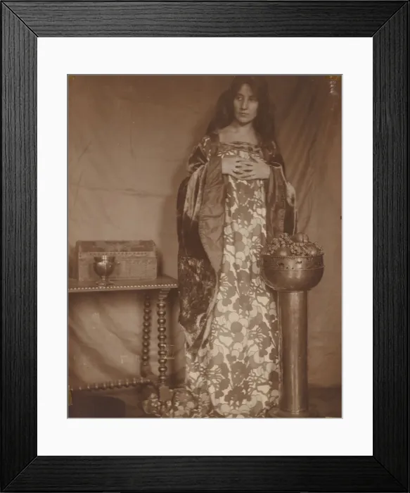 Framed Print : Portrait of Alice Dieudonne Chase, ca. 1906. Creator: Alice Gerson Chase Framed Print : Portrait of Alice Dieudonne Chase, ca. 1906. Creator: Alice Gerson Chase