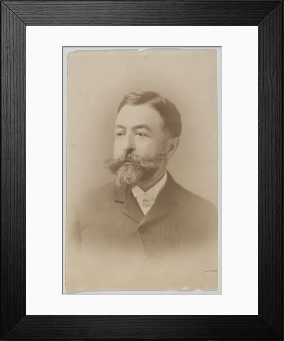 Framed Print : Bust-length Portrait of Thomas Nast, ca. 1888. ca. 1888. Creator: Unknown Framed Print : Bust-length Portrait of Thomas Nast, ca. 1888. ca. 1888. Creator: Unknown