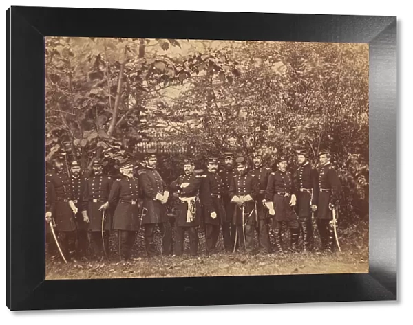 General McClellan and Staff, ca. 1863. Creator: Attributed to Alexander Gardner