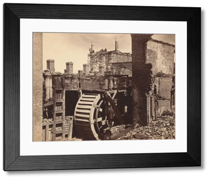 Framed Print : Mill, Richmond, Virginia, ca. 1865. Creator: Alexander Gardner Framed Print : Mill, Richmond, Virginia, ca. 1865. Creator: Alexander Gardner