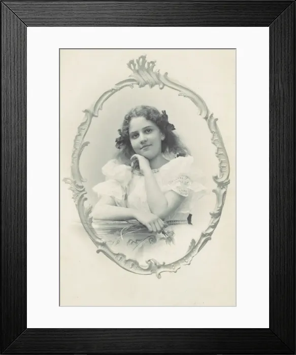 Framed Print : Mrs. Alice Raphael, 1890s. Creator: Aime Dupont Framed Print : Mrs. Alice Raphael, 1890s. Creator: Aime Dupont