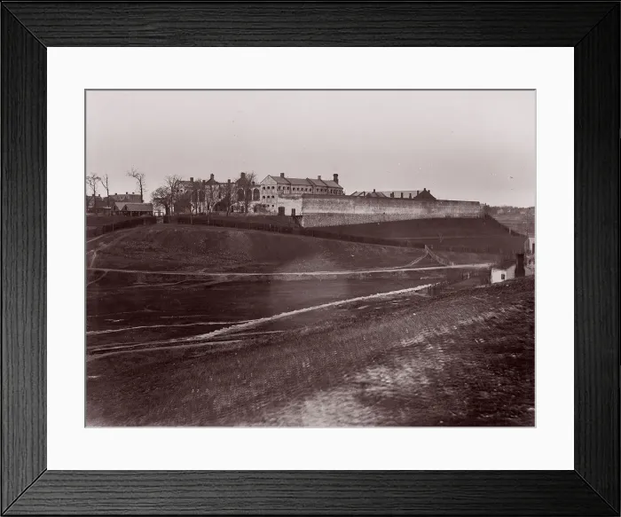 Framed Print : Penitentiary, Richmond, 1865. Creator: Alexander Gardner Framed Print : Penitentiary, Richmond, 1865. Creator: Alexander Gardner