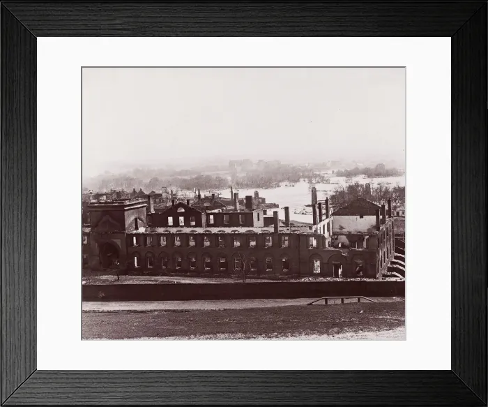 Framed Print : Ruins of Arsenal, Richmond, Virginia, 1865. Creator: Alexander Gardner Framed Print : Ruins of Arsenal, Richmond, Virginia, 1865. Creator: Alexander Gardner