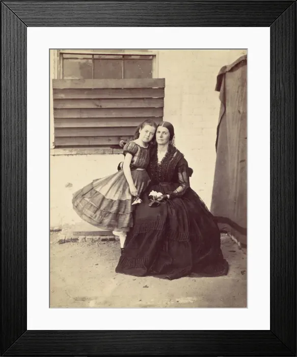 Framed Print : Mrs. Greenhow and Daughter, Imprisoned in the Old Capitol, Washington, 1862 Framed Print : Mrs. Greenhow and Daughter, Imprisoned in the Old Capitol, Washington, 1862