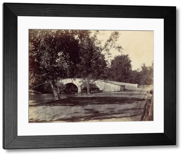 Framed Print : Burnside Bridge, Across the Antietam, near Sharpsburg, No. 1, September 1862, 1862 Framed Print : Burnside Bridge, Across the Antietam, near Sharpsburg, No. 1, September 1862, 1862