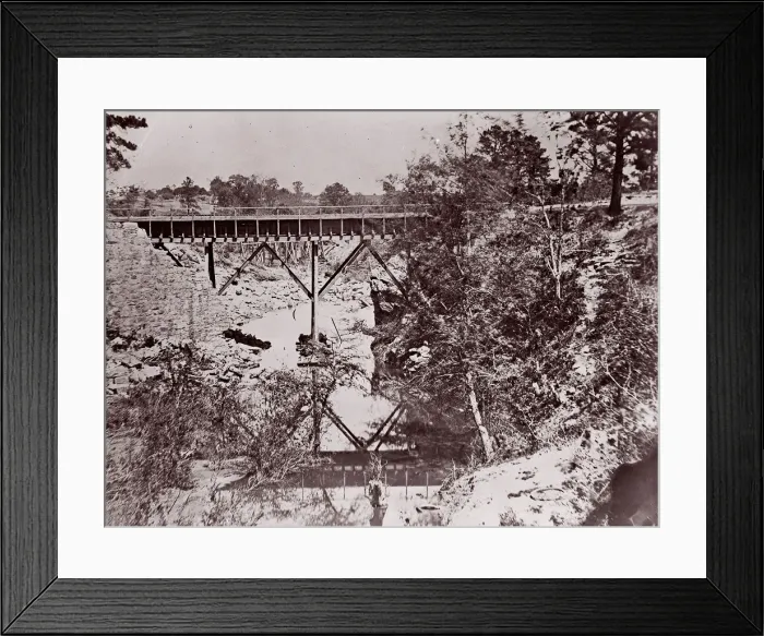 Framed Print : Dutch Gap Canal, 1865. Creators: Andrew Joseph Russell, Egbert Guy Fowx Framed Print : Dutch Gap Canal, 1865. Creators: Andrew Joseph Russell, Egbert Guy Fowx