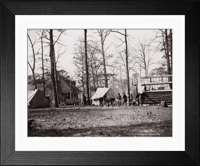 Framed Print : General Butlers Headquarters, Chapins Farm, Virginia, 1861-65 Framed Print : General Butlers Headquarters, Chapins Farm, Virginia, 1861-65
