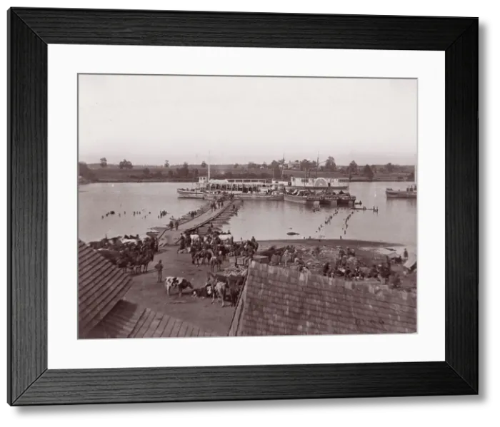 Framed Print : Port Royal, Rappahannock River, 1861-65. Creator: Andrew Joseph Russell Framed Print : Port Royal, Rappahannock River, 1861-65. Creator: Andrew Joseph Russell