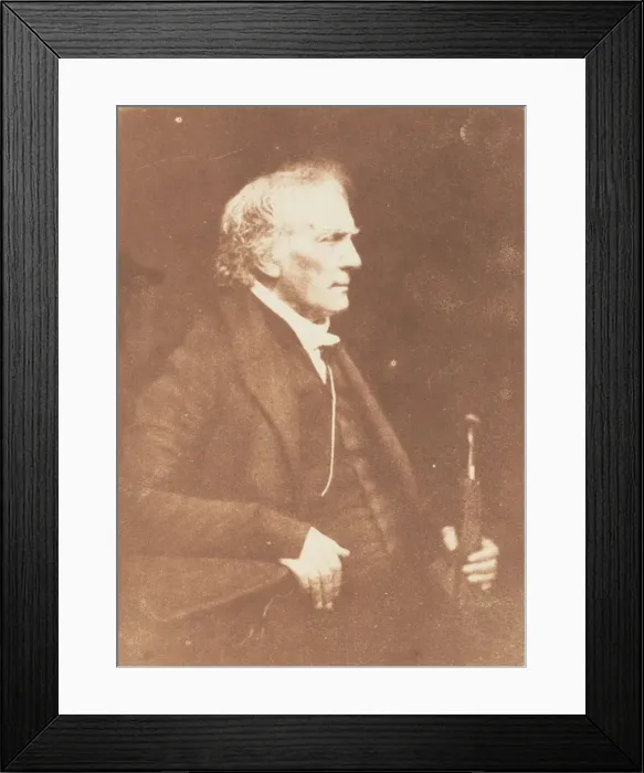 Framed Print : Thomas Chalmers, 1843-47. Creators: David Octavius Hill, Robert Adamson Framed Print : Thomas Chalmers, 1843-47. Creators: David Octavius Hill, Robert Adamson